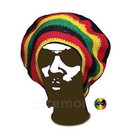 Rasta Handmade Crochet Beret Tam Bonet Beanie Cap Hippie Reggae Style M to L FIT