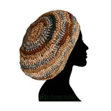 Handmade Crochet Design Dreadlocks Roots Cap Hat Tam Rasta Jamaica Hats CAPS