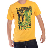 Cooyah T Shirt Happiness Grow On Trees Weed Leaf Kush Cannabis 100%