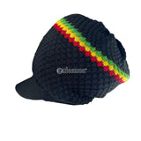 Natty Dreadlocks Rasta Hat Reggae Cap Peak Jamaica Caps Africa Marley M to L Fit
