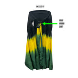 Jamaica Wrap Around Skirt Rasta Jamaican Roots Ladies Empress Cotton FREE SIZE