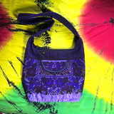 Floral Tapestry Crossbody Bag Women's Boho Messenger Shoulder Purse Cotton Hippie