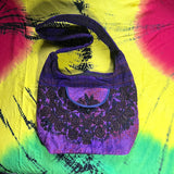 Floral Tapestry Crossbody Bag Women's Boho Messenger Shoulder Purse Cotton Hippie