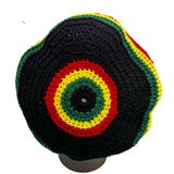 Handmade Crochet Design Dreadlocks Roots Cap Hat Tam Rasta Jamaica Hats CAPS