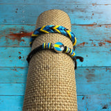 Bahamas Colors Faux Leather Wrist Cuff Wrist Bracelet Grand Nassau BAHAMIAN