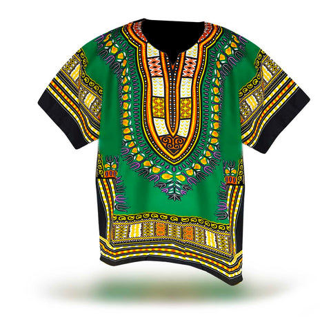 Free Size Plus African Africa Dashiki Tribal Men Shirt Womens Dress One Size Fit