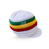 Jamaica Rasta Roots Africa Rastafari Marley Short Crown Hat Cap 100% Cotton S/M