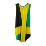 Sleeveless Women's Sundress Jamaica Beach Rasta Reggae Hawaii Ladies Dress