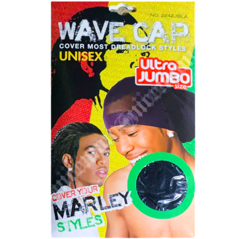 Jumbo Rasta Stocking Wave Hat Cap Reggae Marley Rastafari Dreadlocks FLEX XL/XXL