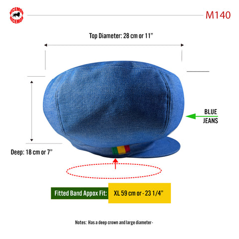 Rasta Cap Hat Africa Reggae Rastafari Dubwise Jamaica Negus Marley XL