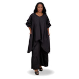 Matching Stylish Women Silk Skirt Set Maxi One Size Fit