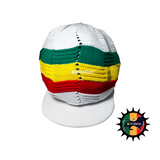 Rasta Crown Rastacap Rastafari Natty Dread Cap Reggae Marley Caps Hats XL Fit