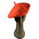 Wool Beret Hat Irie Rasta Style Unisex Soft Basque Cap Military Army Cultural