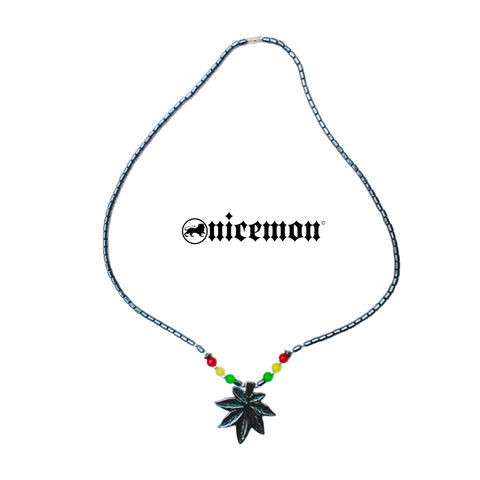 Hematite Necklace Pendent Rastafari Jah Love Rasta Jamaica Reggae Bob Rasta IRE