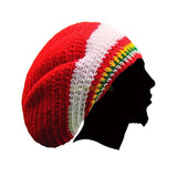 Handmade Crochet Design Dreadlocks Roots Cap Hat Tam Rasta Jamaica Hats CAPS