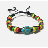 Rasta Turtle Tennis Bracelet Zion Jamaica Bahamas Bermuda Hawaii Fuji Irie 1FIT