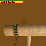 Rasta String Leather Wrist Band Bracelet Hippie Hawaii Surfer Reggae Marley