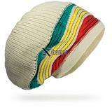 Rasta Tam Hat Cap Slouchy Crown Marley Reggae Jamaica Cool Runnings Caps L/XL