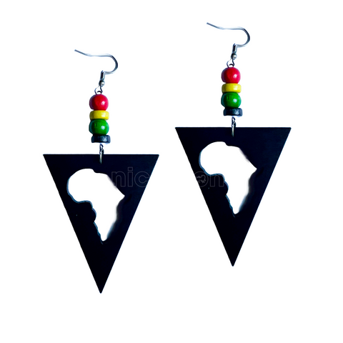 Africa Rasta Rastafari Empress Irie Earrings Reggae Jamaica Tribal Earring