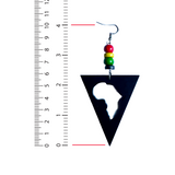 Africa Rasta Rastafari Empress Irie Earrings Reggae Jamaica Tribal Earring