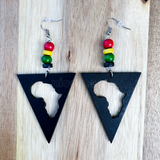 Africa Rasta Rastafari Empress Irie Earrings Reggae Jamaica Tribal Earring