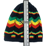 Rasta Tam Hat Cap Slouchy Crown Marley Reggae Jamaica Cool Runnings Caps L/XL