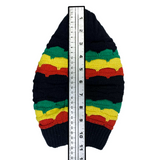 Rasta Tam Hat Cap Slouchy Crown Marley Reggae Jamaica Cool Runnings Caps L/XL