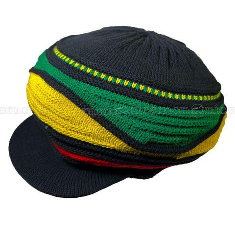 Irie Bless Rasta Cap Rastafari Hat Jamaica Negril Cool Running Reggae Marley M/L