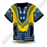 Free Size Plus African Africa Dashiki Tribal Men Shirt Womens Dress One Size Fit