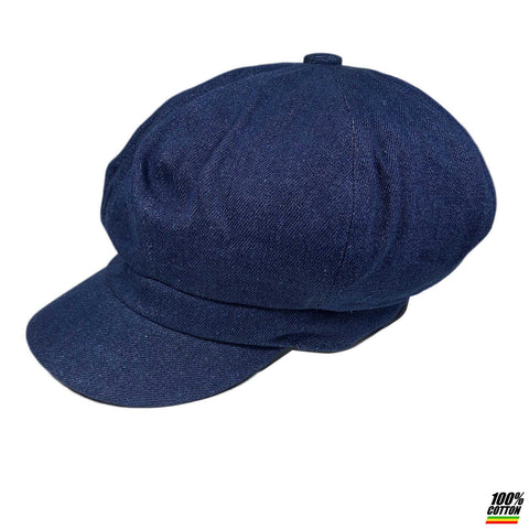 Newsboy Cotton Cabby Cap Cabbie Hat Apple Jack One Size Fit