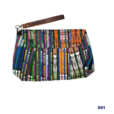 Colorful Boho Hippie Slouchy Bag Unique Handmade Hobo Purse Leather Handle