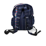 Cotton Blue Stripe Jeans Backpack Embroider Tapestry Bag Hippie Boho Cotton 15"