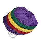 Jamaica Rasta Roots Africa Rastafari Marley Short Crown Hat Cap 100% Cotton S/M