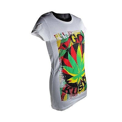 I Got Kush Womens Rasta Empress Canna Leaf T Shirt Reggae Jamaica Rastafari CY