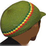 Rasta Rastafari Hat Cap Rastacap Reggae Jamaica Hats Dreadlocks Marley Irie M/L