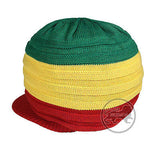 Jamaica Rasta Roots Africa Rastafari Marley Short Crown Hat Cap 100% Cotton S/M