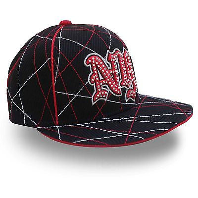 Hip Hop Urban Cap Hat Fitted Black Flat Visor Fitted Urban Vibe Cap Urban NY