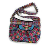 Ladies Handmade Handcrafted Tapestry Floral Design Handbag Cotton Shoulder Bag
