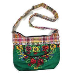 Ladies Handmade Handcrafted Tapestry Floral Design Handbag Cotton Shoulder Bag