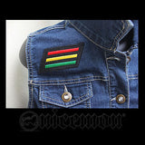 Empress Jeans Vest Rasta Apparel Rasta Patch Reggae Jamaica Rastafari Irie PXL