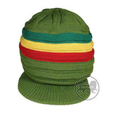 Jamaica Rasta Roots Africa Rastafari Marley Short Crown Hat Cap 100% Cotton S/M