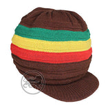 Jamaica Rasta Roots Africa Rastafari Marley Short Crown Hat Cap 100% Cotton S/M