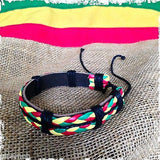 Rasta Leather Wrist Bracelet Hippie Cuff Negril Hawaii Surfer Reggae Marley RGY