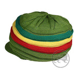 Jamaica Rasta Roots Africa Rastafari Marley Short Crown Hat Cap 100% Cotton S/M