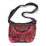 Ladies Handmade Handcrafted Tapestry Floral Design Handbag Cotton Shoulder Bag