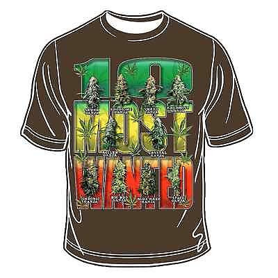 Ten Most Wanted T-Shirt Hippie Bobo Root Rasta Reggae Africa Marley Jamaica JAH