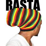 Rasta Reggae Tam Beanie Cap Hat Roots Vibrations Africa Jamaica Dreadlock Marley
