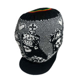 Selassie Rastafari Hat Rasta Cap Reggae Jamaica Marley Hats Africa L/XL 10" Crown