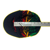 Selassie Rastafari Hat Rasta Cap Reggae Jamaica Marley Hats Africa L/XL 10" Crown