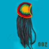 Rasta Dreadlocks Dread Wig Hat Tam Rastafari Costume Jamaica Reggae Marley 1LOV